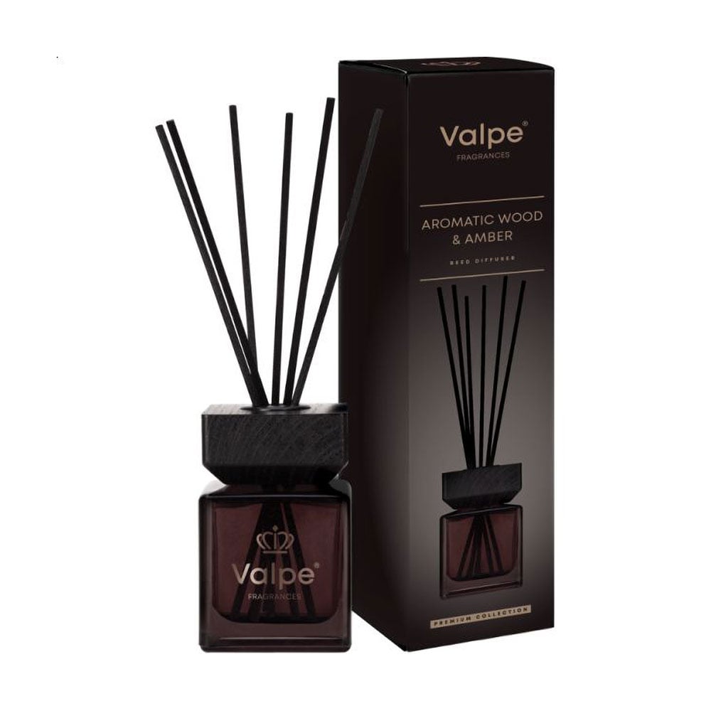 Аромадифузор Bispol Valpe Reed Diffuser Aromatic Wood &amp; Amber, 80 мл (VD-005-509)